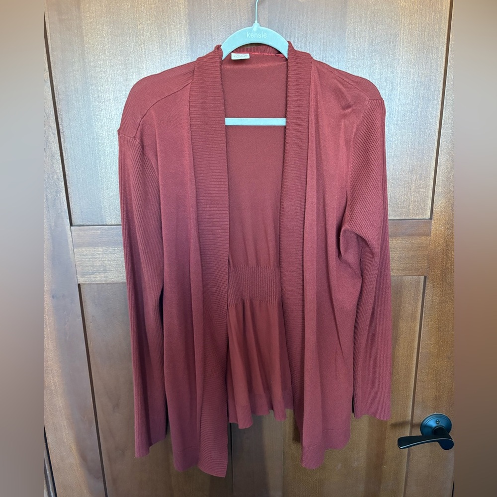 Burnt Orange Faded Glory Cardigan - XL